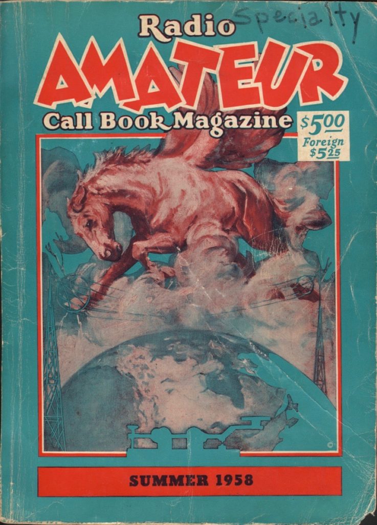 Cover of the Summer 1958 Amateur Radio Call Book
