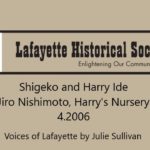 Shigeko and Harry Ide, Jiro Nishimoto Title Card