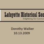 Dorothy Walker Title Card