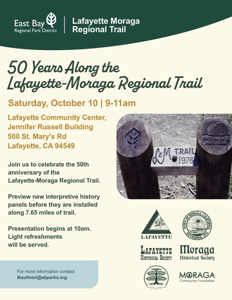 50 Years Along the Lafayette-Moraga Regional Trail Poster